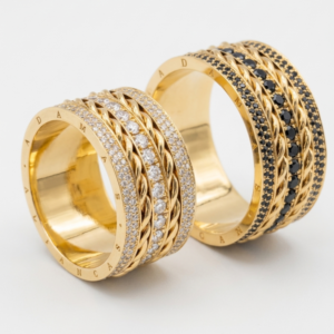 Alianças de Casamento em Ouro 18k - Modelo Munique - Cód. 1016