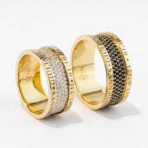 Alianças de casamento em Ouro 18k - Modelo Voto de Ouro - Cód. 1025