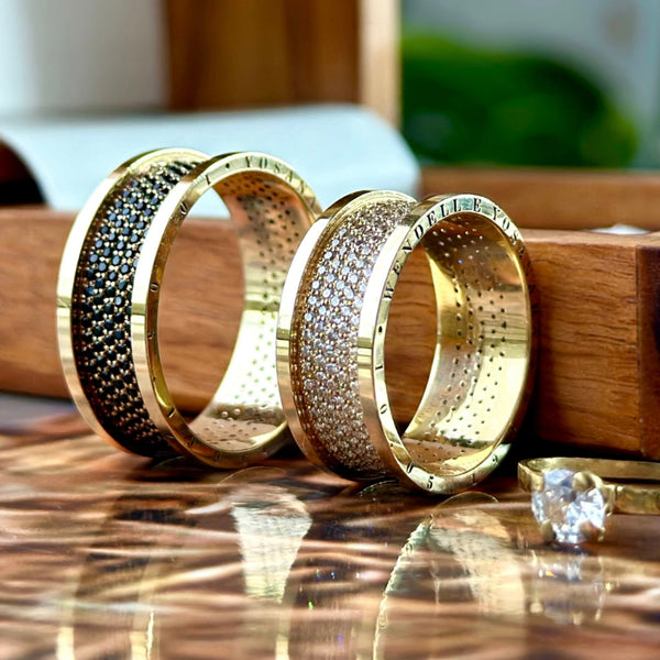 Alianças de casamento em Ouro 18k - Modelo Nosso Caminho - Cód. 1017 - Imagem 4