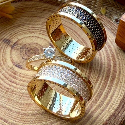 Alianças de casamento em Ouro 18k - Modelo Nosso Caminho - Cód. 1017 - Imagem 2