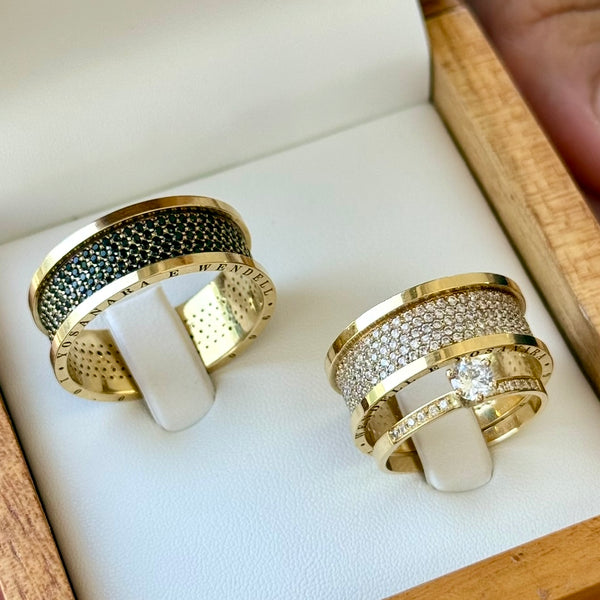 Alianças de casamento em Ouro 18k - Modelo Nosso Caminho - Cód. 1017 - Imagem 3