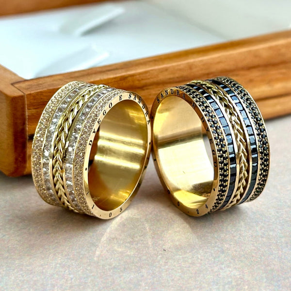 Alianças de casamento em Ouro - Modelo Vale Sagrado - Cód. 1029 - Imagem 2
