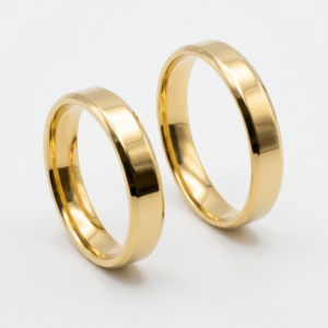 Alianças em Ouro 18k - Modelo Pedido de Ouro - Cód. 1042