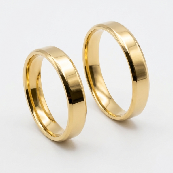 Alianças em Ouro 18k - Modelo Pedido de Ouro - Cód. 1042