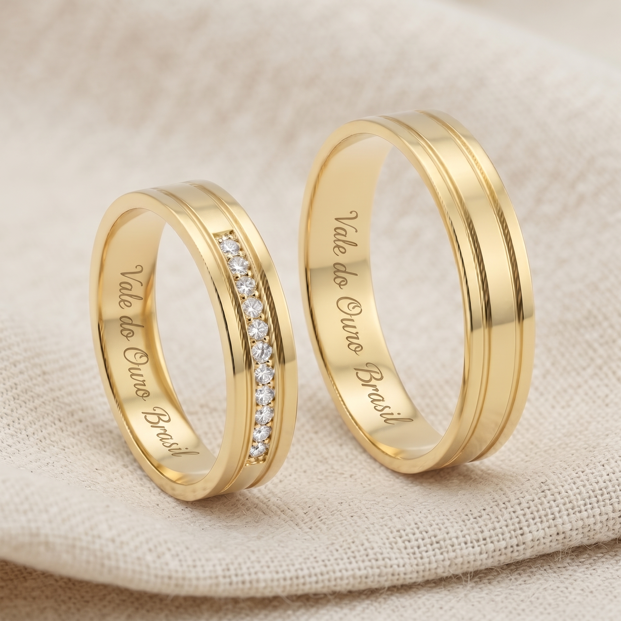 Alianças de Ouro 18k - Legado 4 mm - Cód. 1063 - Imagem 3