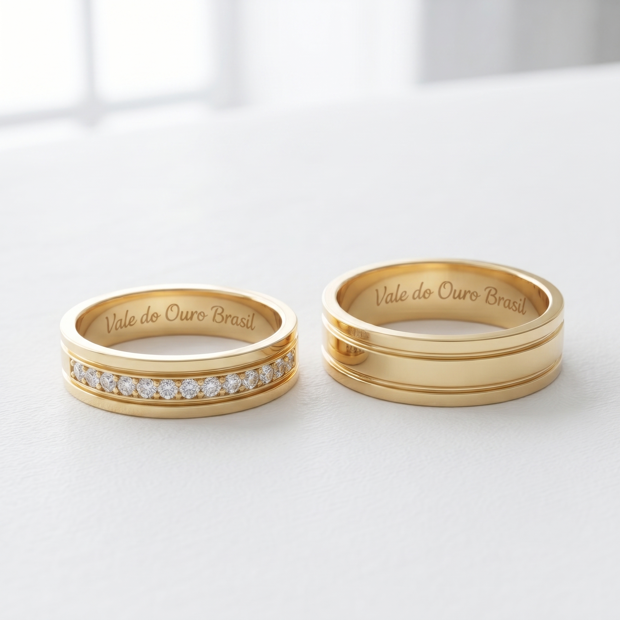 Alianças de Ouro 18k - Legado 4 mm - Cód. 1063 - Imagem 2