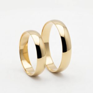 Alianças de Ouro 18k - Clássica do Vale 4 mm - Cód. 1060