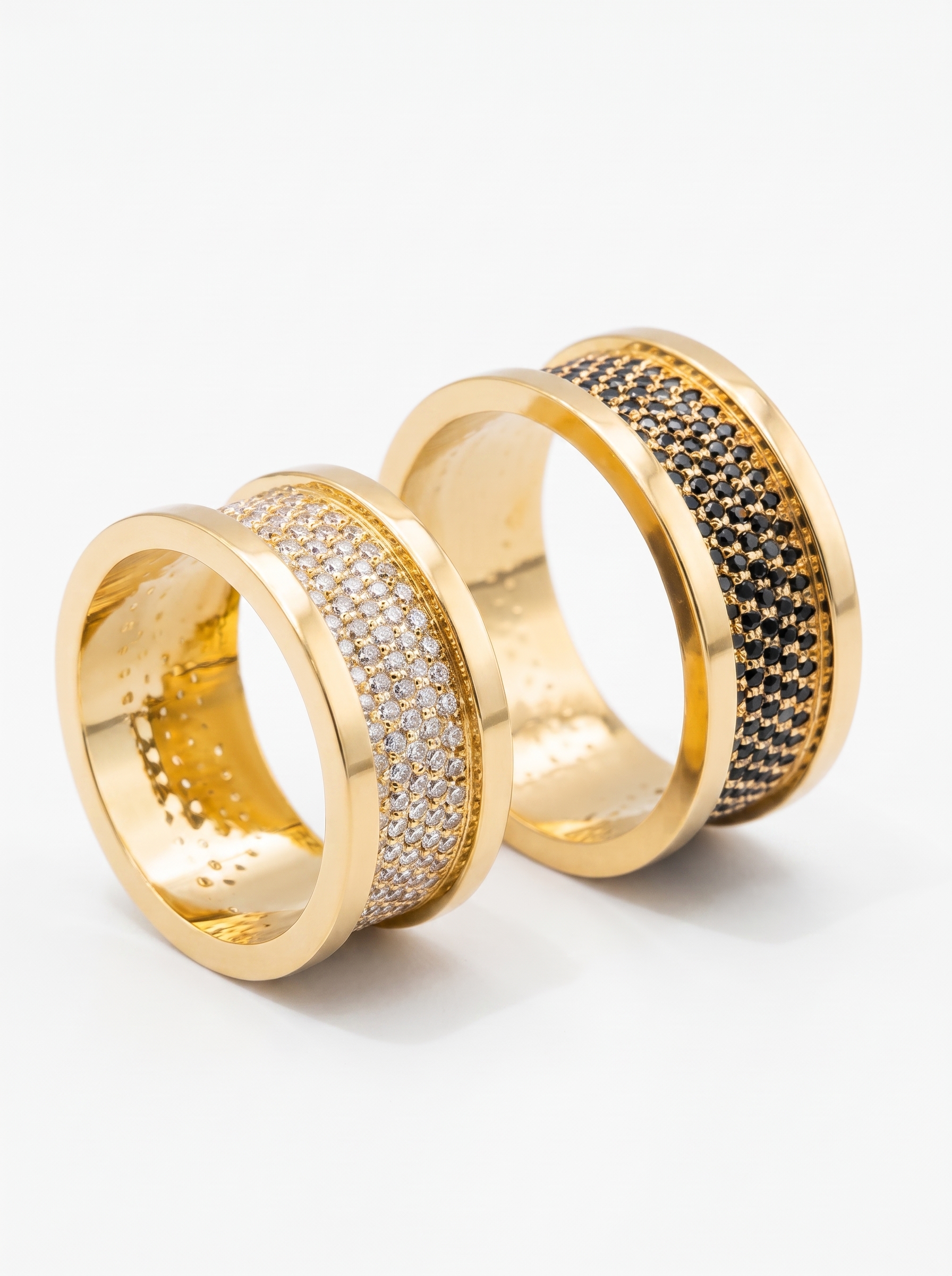 Alianças de casamento em Ouro 18k - Modelo Nosso Caminho - Cód. 1017