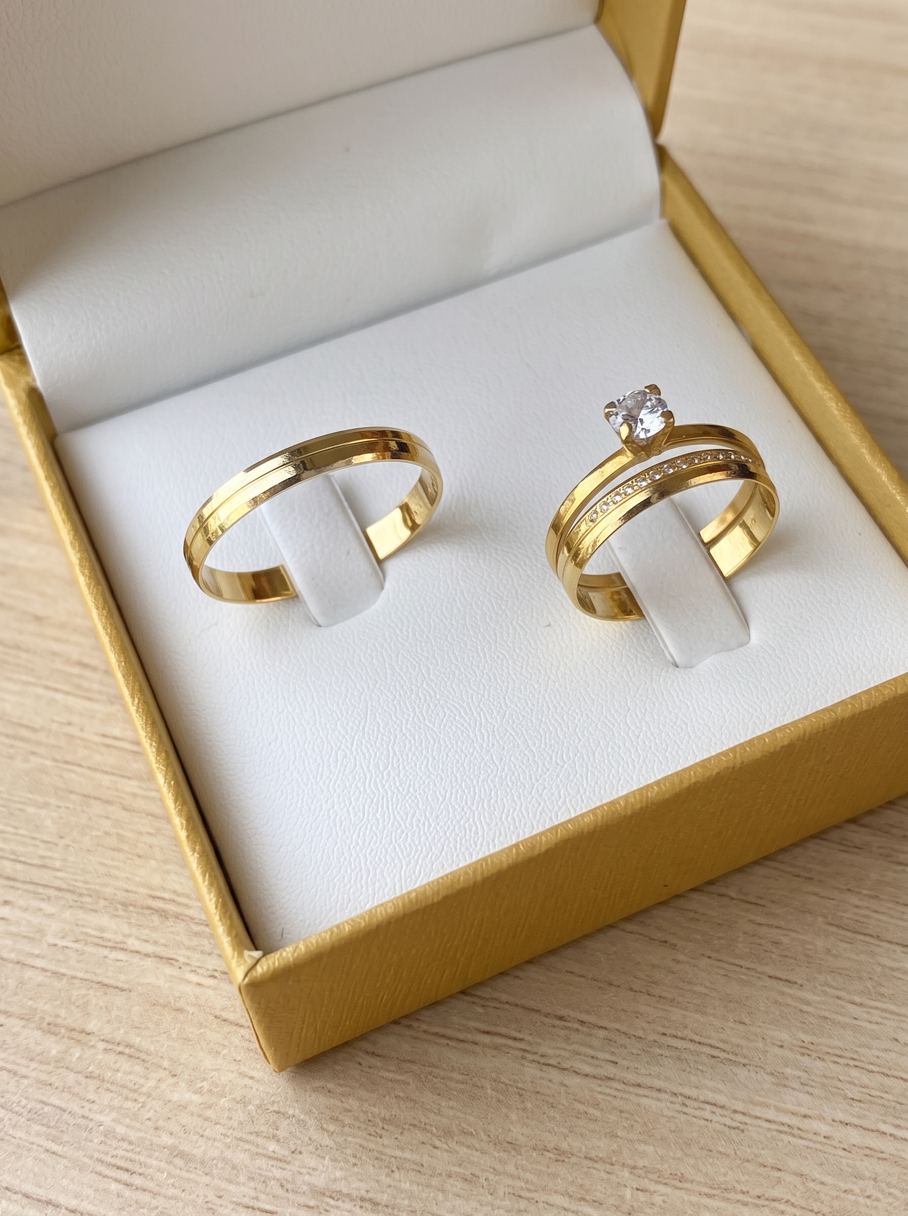 Alianças de casamento em Ouro 18k - Caraíva - Cód. 1044 - Imagem 4