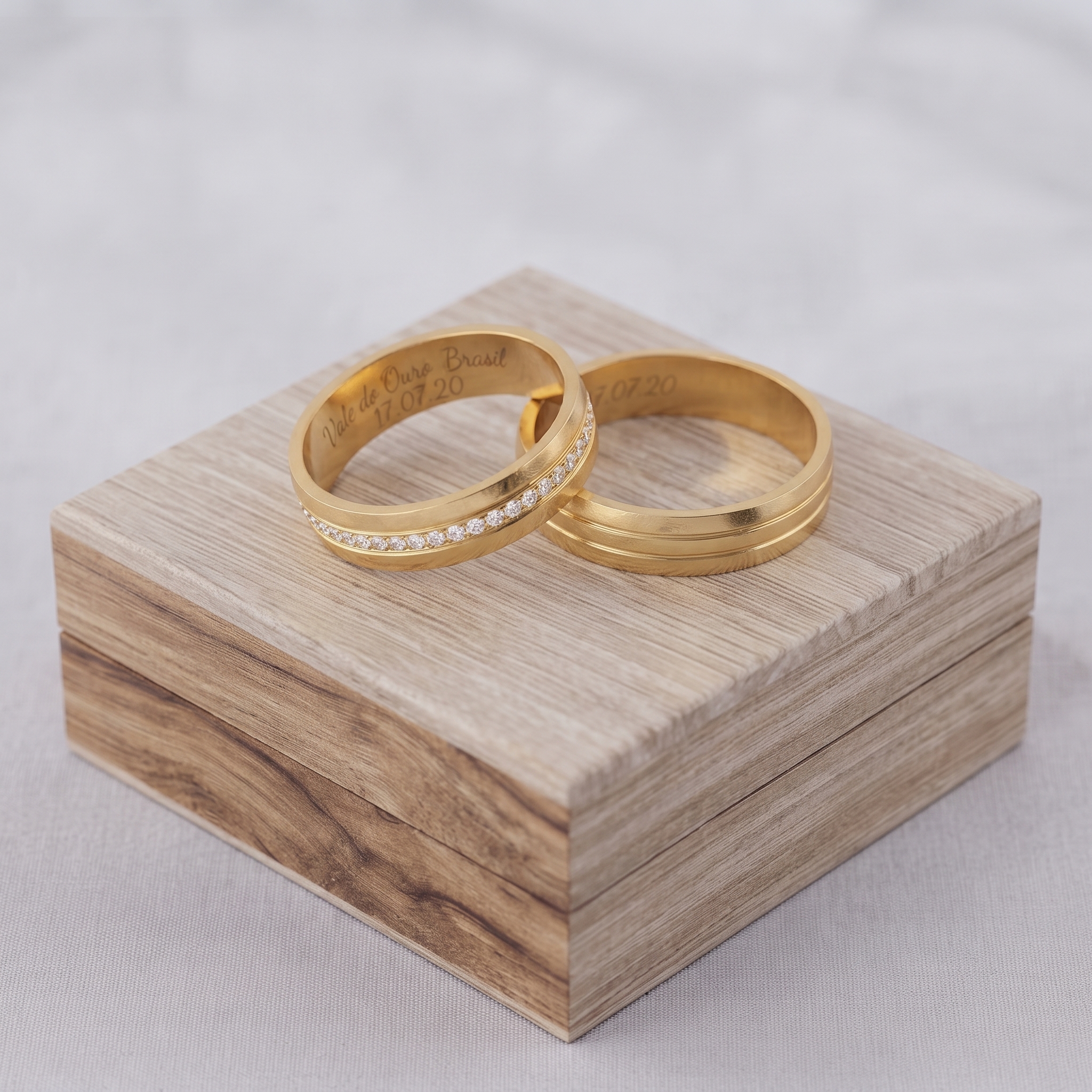 Alianças em Ouro 18k - Modelo Legado - Cód. 1052 - Imagem 2