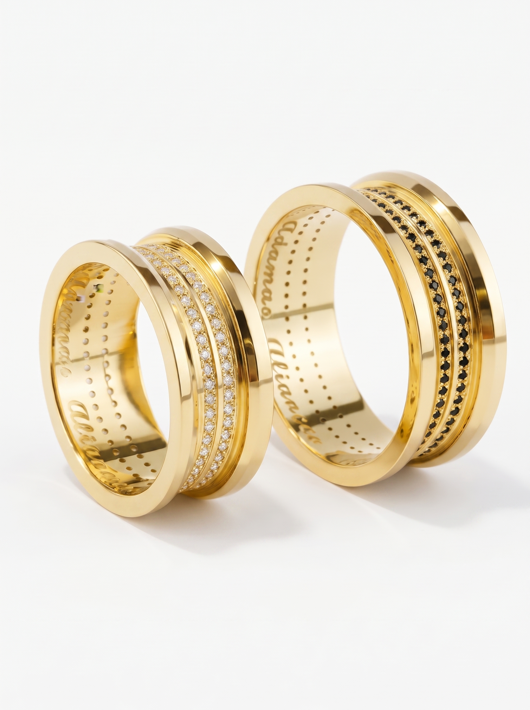 Alianças em Ouro 18k - Modelo Ilhabela - Cód. 1027