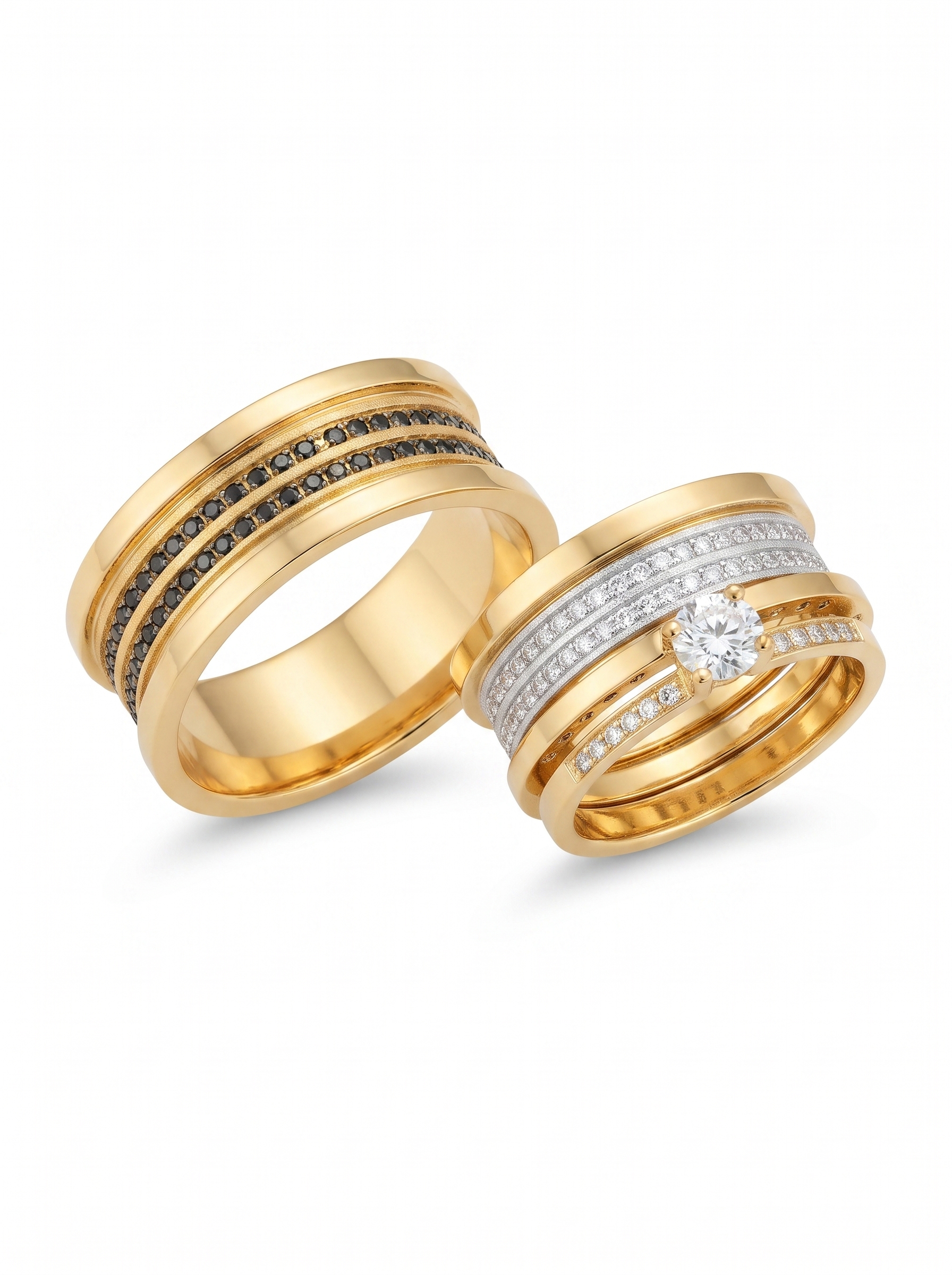 Alianças em Ouro 18k - Modelo Ilhabela - Cód. 1027 - Imagem 3